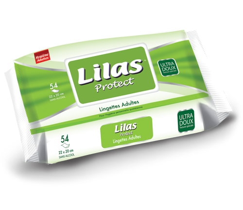 Lingette toilette adulte, Groupe Lilas